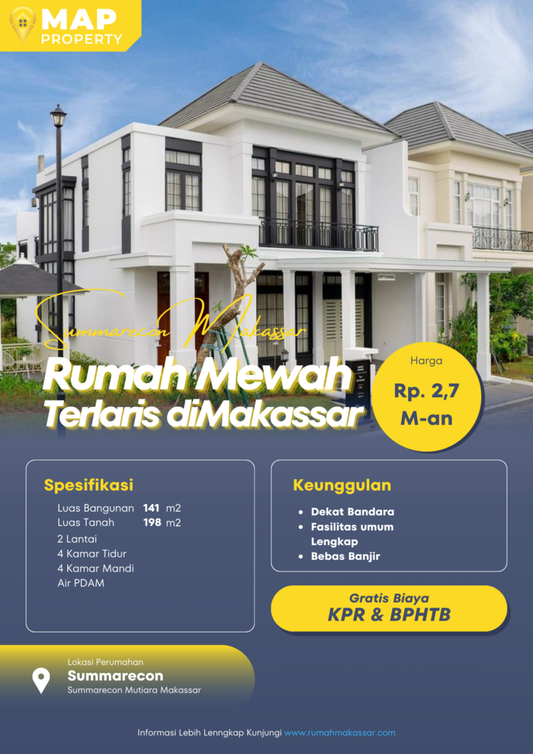 Rumah Mewah dan Terlaris Summarecon Mutiara Makassar ingin memiliki rumah mewah di Makassar dengan fasilitas terbaik? Summarecon Mutiara