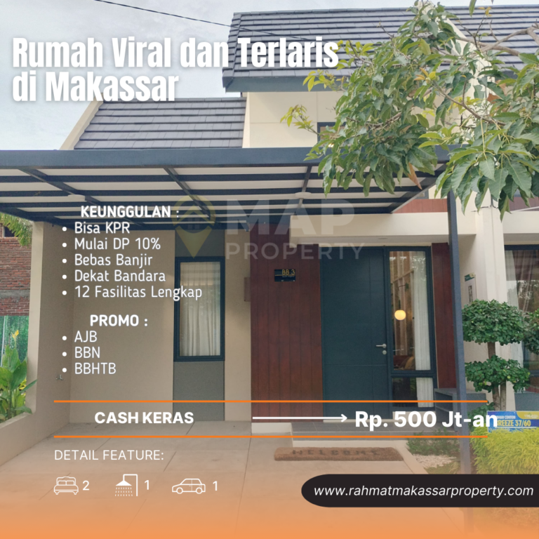 RUMAH TERLARIS DAN VIRAL VIRGINIA PARK MAKASSAR