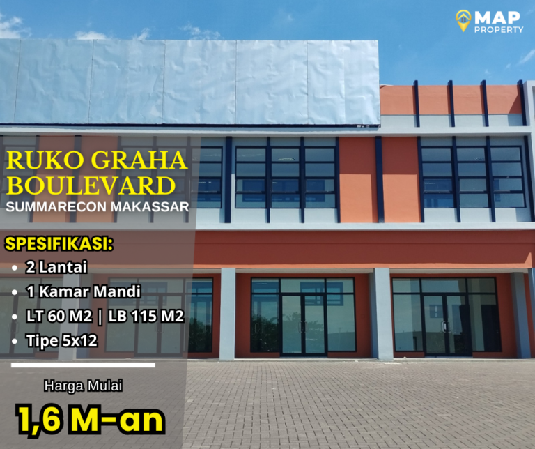 Ruko Graha Boulevard Summarecon Mutiara makassar