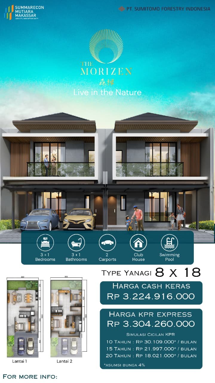 Yuk Tinggal di Morizen Summarecon Makassar
