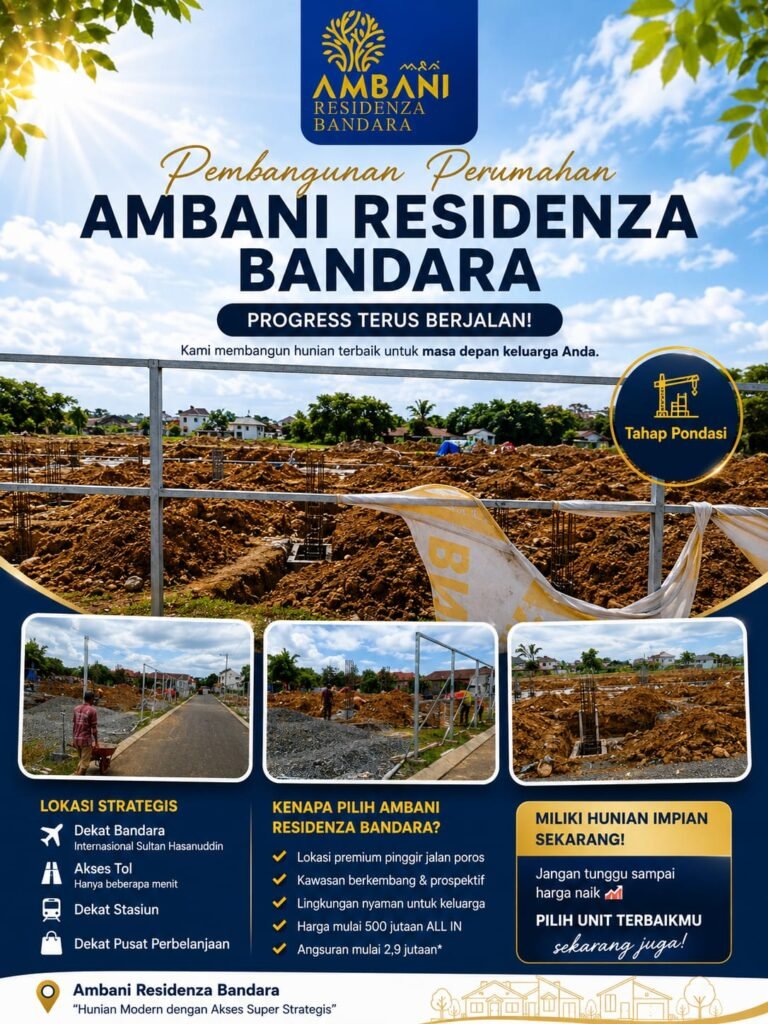 progres pembangunan ambani